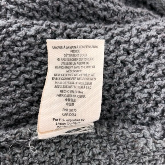 Free People Gray Cotton-Rayon Blend Snap Button Closure Knit Cardigan - Picture 10 of 10